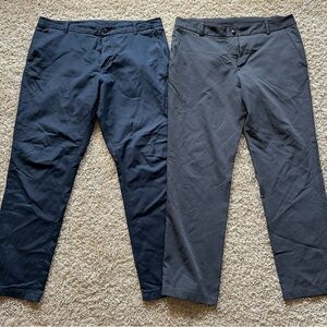 2- Men’s size 38 Lululemon dress pants